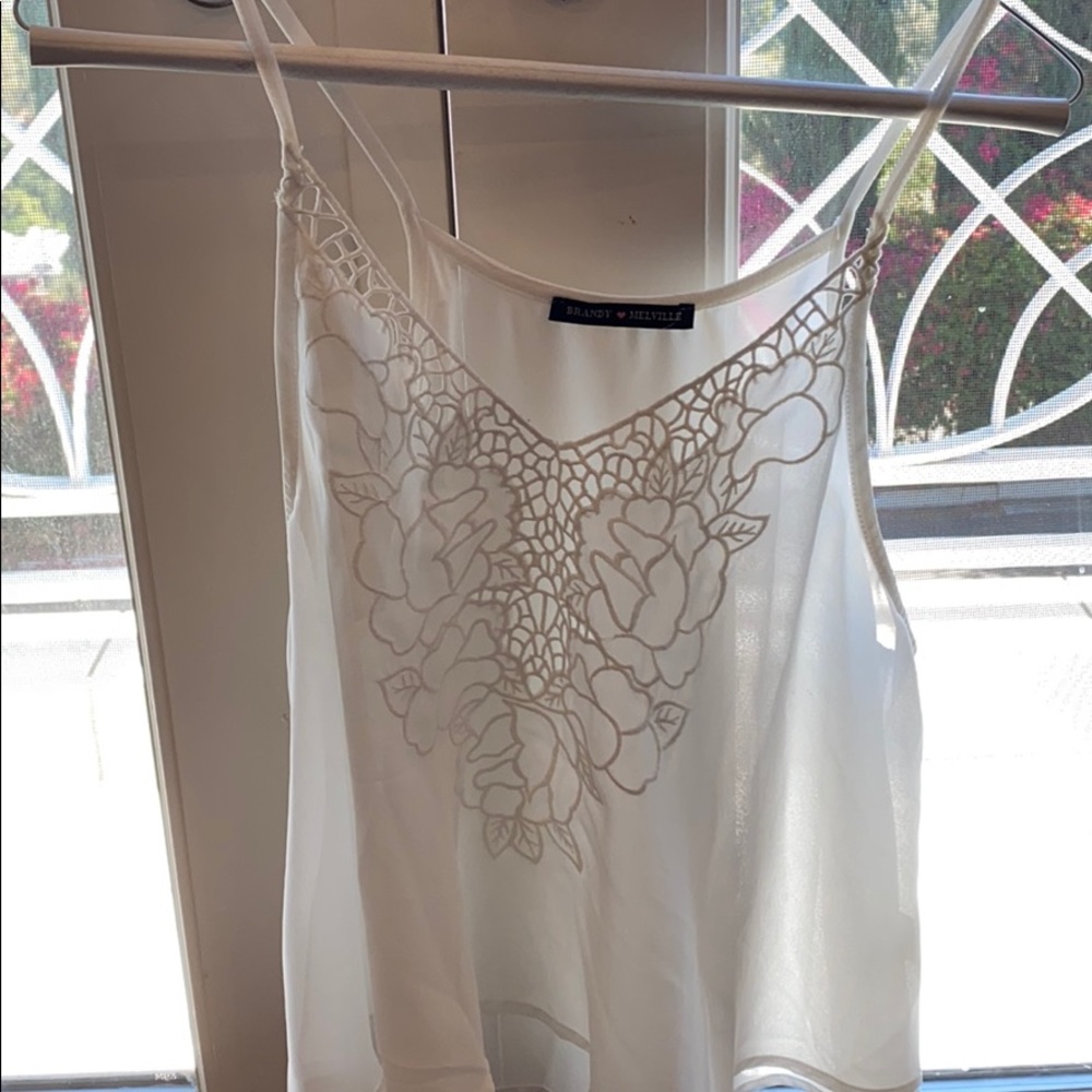 Brandy melville see through blouse